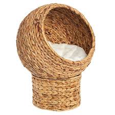 Whisker City Wicker Cat Dome Cat Furniture Towers Petsmart Wicker Cat Bed Kitten Beds Cat Bed Furniture
