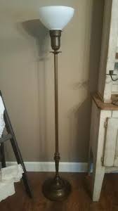 Vintage Brass Floor Lamp With Milk Glass Shade Brass Floor Lamp Floor Lamp Brass Lamp Standing Lamp Tall Lamp Milk Glass Lamp Lamp Brass Floor Lamp