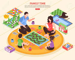 Con la opción multijugador comparte con ¡en minijuegos hay tantas maneras de jugar al mahjong online que te sorprenderás! Escena De Pasatiempo Familiar Con Padres Y Ninos Jugando Juegos De Mesa En La Ilustracion De Vector Isometrica De Piso Ilustraciones Vectoriales Clip Art Vectorizado Libre De Derechos Image 95258667