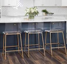 Each frame is crafted of solid beech wood with hand woven rush seat. Gabby King Bar Counter Stool Gold In 2021 Modern Bar Stools Kitchen Modern Kitchen Bar Bar Stools Kitchen Island