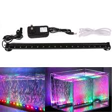 Air Bubble Light Multi Color Changing 18 Inch Underwater Aquarium Fish Tank Led Xcellentglobal Fish Tank Lights Aquarium Lighting Aquarium Fish Tank