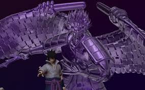 The susanoo is one of the strongest powers that are available to those of the uchiha that have described as the strongest defense in naruto, the susanoo manifests as a giant humanoid made. Pascal Gattringer Sasuke Uchiha Wiht Perfect Susanoo And Aoda 3d Print Statue