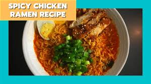 This homemade version uses an instant pot to make deeply flavored chicken broth in just 20 minutes. Spicy Ramen Recipe With Instant Noodles Chicken Ramen Recipe Ramen Ramenrecipe Chickenramen Youtube