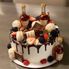 30th Birthday Cake For Him Alcohol A Forgetful Baker On Instagram How A Friday Night Should Start Henny And Cake Thanks Lvong Birthday Cake For Him 25th Birthday Cakes 21st Birthday Cakes