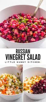 Russian Vinegret Salad Vegetarian Recipes Healthy Easy Healthy Recipes Salad Side Dishes