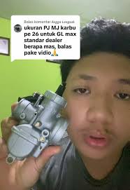 Ukuran Pilot Jet untuk Karbu PE 26 pada Honda GL Max