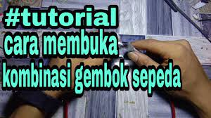 Welcome to my chanel ini dia solusi jika kunci gembok rumahmu hilang, ada 3 cara yang kami sajikan. Cara Membuka Gembok Sepeda Kombinasi Angka Lupa Nomer Youtube