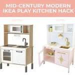 Have fun watching our pretend cooking with pots and pans and other toy dishes. Mid Century Modern Ikea Play Kitchen Hack A Beautiful Mess