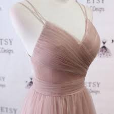 Bridesmaid Dress Long Halter Women Evening Dress Cameo Brown Etsy Tulle Bridesmaid Dress Women S Evening Dresses Long Bridesmaid Dresses