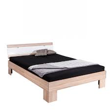 Youthup bettgestell grau metall 160×200 cm wohnen > schlafzimmermöbel > betten & matratzen > betten youthup,. Futonbett Set Jasper Eiche Sonoma Nb Weiss Hochglanz 140x200 Mit Matratze Futonbetten Betten Schlafen Mobel Jahnichen Center Gmbh