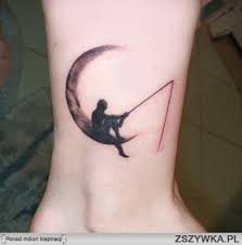 Boy Fishing On The Moon Tattoo Google Zoeken Hook Tattoos Moon Tattoo Tattoos