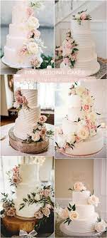 Top 20 Simple Pink Wedding Cakes For Spring Summer Weddings Hi Miss Puff Pink Wedding Cake Wedding Cakes With Flowers Spring Wedding Cake