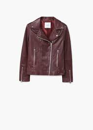 Mango Womens Biker Jacket Leather Biker Jacket Biker Jacket