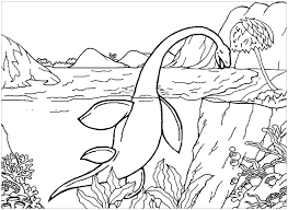 Printable coloring pages for kids dinosaur. Dinosaurs To Download Aquatic Dinosaur Dinosaurs Kids Coloring Pages