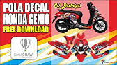 Download pola decal motor yamaha x ride free : Pola Motor Gratis Free Format Coreldraw X7 Youtube
