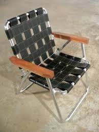 Amazon Com Plodes Rech Redo Lawn Chair Black Leather With White Stitching And Cherry Arms Patio Lawn Garden Moveis Mangueira De Incendio