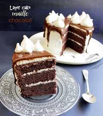 Layer Cake Vanille Chocolat Facile Patisserie Facile Gateaux Et Desserts Et Gateau Anniversaire Chocolat