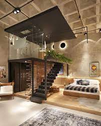 The latest trends in modern house design and decorating. Unique Modern Loft Apartment With Elevated Glass Bathroom Idesignarch Interior Design Architecture Interior Decorating Emagazine