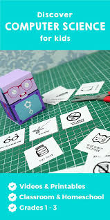 Programming Paper Robots Kids Computer Paper Robot Science For Kids