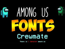 How To Get The Among Us Font For Free Victory Defeat Imposter Logo Youtube