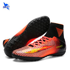 2020 popular 1 trends in sports & entertainment, soccer shoes, shoes, mother & kids with futsal boot and 1. Size 35 45 High Ankle Turf Futsal Boots 2020 Hard Court Soccer Shoes Men Cheap Original Indoor Tf Football Cleats Sport Sneakers High Ankle Indoor Footballfootball Cleats Aliexpress