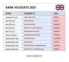 Bank holidays for 2021 bank holidays for 2021 in albania, banks are closed on saturdays and sundays and the following official public holidays: Uk Holiday 2021 Calendar Template School Bank Public Holidays Federal Holiday Calendar School Holiday Calendar Calendar Template