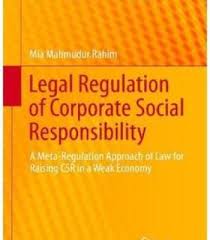 Legal Regulation Of Corporate Social Responsibility Pdf Corporate Social Responsibility Social Responsibility No Response