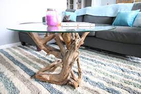 How To Make A Diy Driftwood Coffee Table Driftwood Decor Driftwood Coffee Table Driftwood Crafts