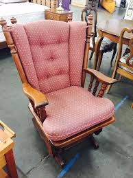 Vintage Tell City Glider Rocker Chair With Original Cushions And Covers Glider Rocker Chair Glider Rocker Glider Rocker Cushions