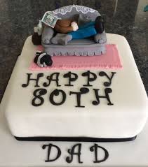 80th birthday cake ideas