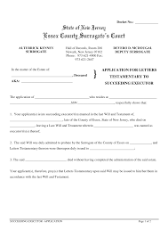 Apply for letters of executorship / letters of authority from the master of the high court: Https Essexsurrogate Com Wp Content Uploads Application For Letters Testamentary To Succeeding Executor Pdf