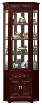Furniture wood work plans, office desks, chairs, corner tabels, tv stand on cd. Rosewood Dragon Motif Corner Cabinet Asian China Cabinets And Hutches By China Furniture And Arts Houzz