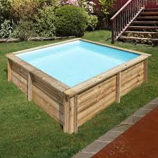 City Piscina Fuori Terra In Legno Gre 200 X 200 X H 65