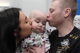 Evie Fox was told she had tonsillitis but later turned out to have a brain  tumour