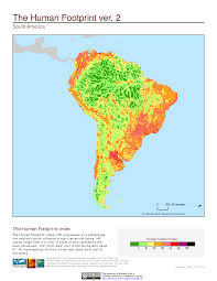 Biomes In The United States The Human Footprint On South America Mapa