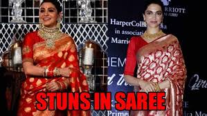 Hot photos of indian movie heroines, looks hottest when it comes to saris. Deepika Padukone Vs Anushka Sharma Who Stuns In Sabyasachi Banarasi Saree Iwmbuzz