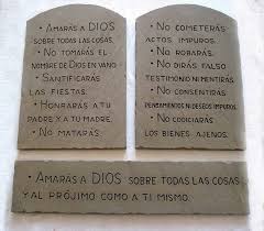 La ley moral es la ley revelada por dios en las escrituras: Tabla De La Ley Mandamientos De Dios Los 10 Mandamientos Cristianos Tablas De La Ley