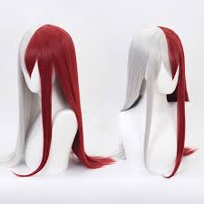 See more ideas about anime girl, anime art girl, anime. Anime Character Female Versiontodoroki Shoto Long Red White Hair Wig Cosplay Us Wish