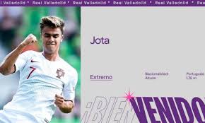 Profil jota), strony drużyny (np: Oficial Benfica Empresta Jota Ao Valladolid Maisfutebol