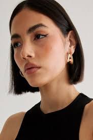 Imogen Cross Hoop Earrings