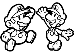Faster pirate ship coloring pages for kids | print coloring pages. Chibi Mario And Luigi High Five Coloring Pages Super Mario Bros Coloring Pages Coloring Pages For Kids And Adults