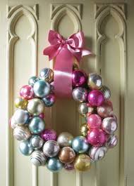 Christmas pink flat lay pattern with pearl balls. 10 Easy To Make Diy Christmas Ornament Wreaths Shelterness