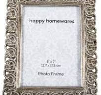 Amazon.com: Happy Homewares Marco de fotos adornado ...