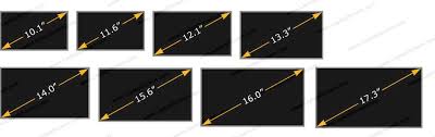 Make sure you only measure the screen and don't include the bezel (the plastic edge) around the screen. Measuring Laptop Screen Size Laptopscreen Com