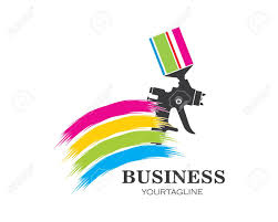 Spray Gun Paint Logo Icon Vector Illustration Design Royalty Free Cliparts Vectors And Stock Illustration Image 128041052