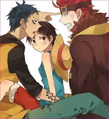 Law X Luffy X Kid One Piece Images Luffy One Piece