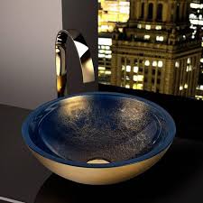 See more ideas about sink, glass vessel sinks, glass sink. Glass Design Ocean Luxury Italian Round Countertop Wash Basin 4 Colors O40 Flobali