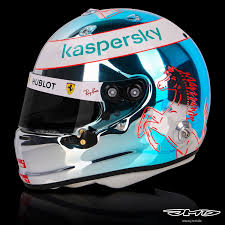 Unsurprisingly, green features heavily, in stark contrast to last season's vibrant pink design. Sebastian Vettel S Helmet For The Sakhir Gp Formula1