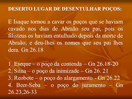 Resultado de imagem para isaque cavando poços