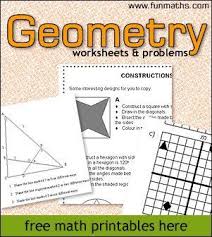 Free Highschool Geometry Worksheets And Problems Homeschool Giveaways Geometry Worksheets Geometry High School High School Math